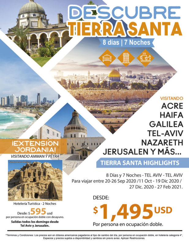 Vive una experiencia espiritual en Tierra Santa Pema Tours Tu