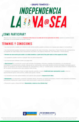 Términos y Condiciones Grupo Temático Independencia LATINA SEA
