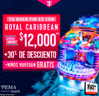 descripción de promocion buen fin royal caribean