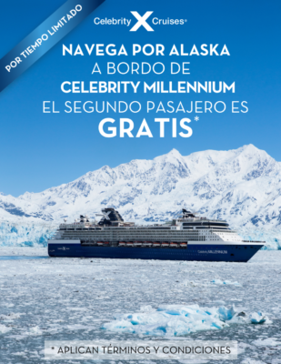 promocion Alaska crucero Celebrity Cruices Celebrity Millennium