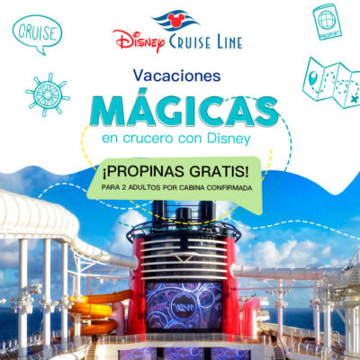 crucero disney wish promoción propinas gratis