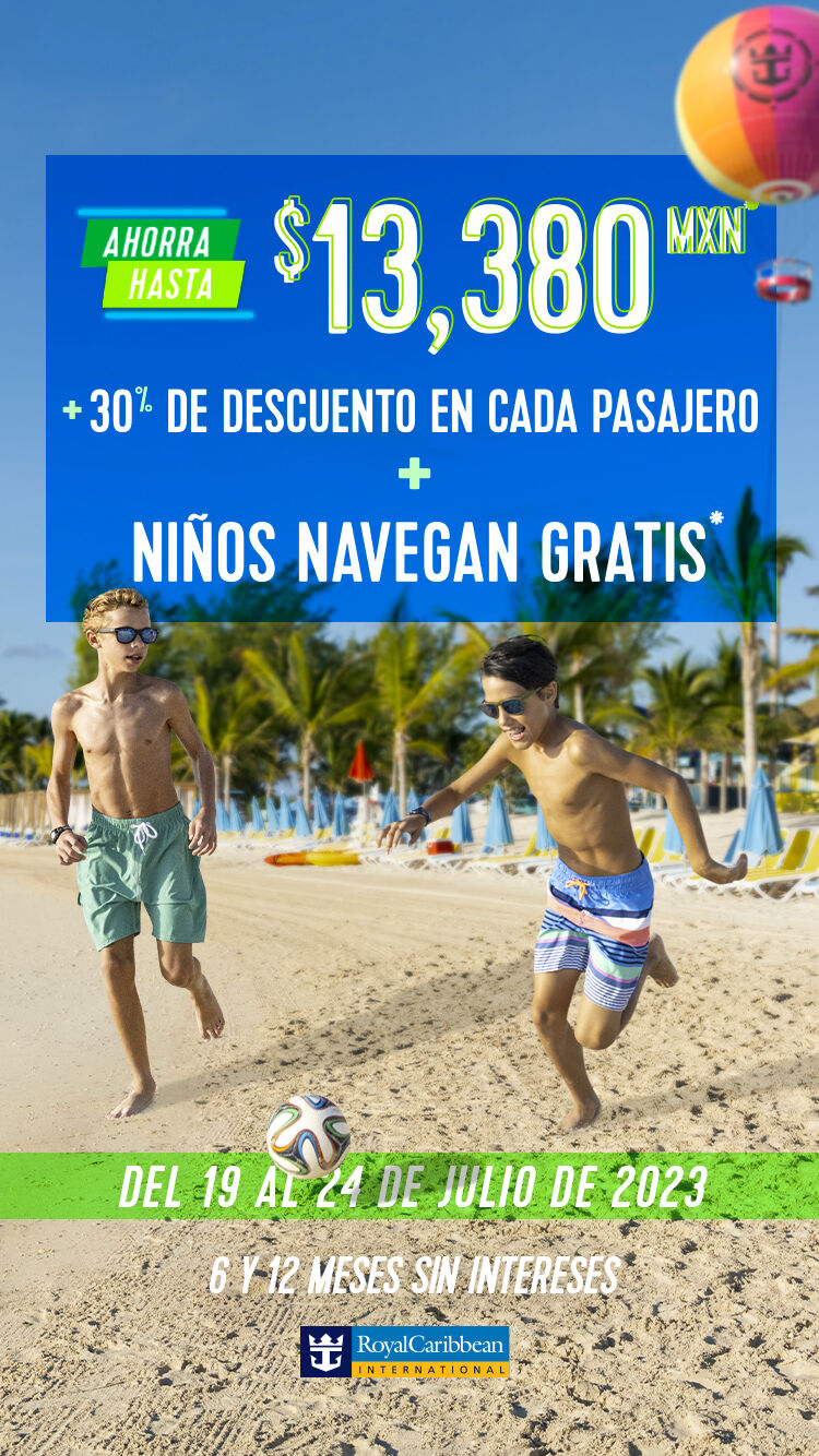 Promoción flash 19 de julio con Royal caribbean