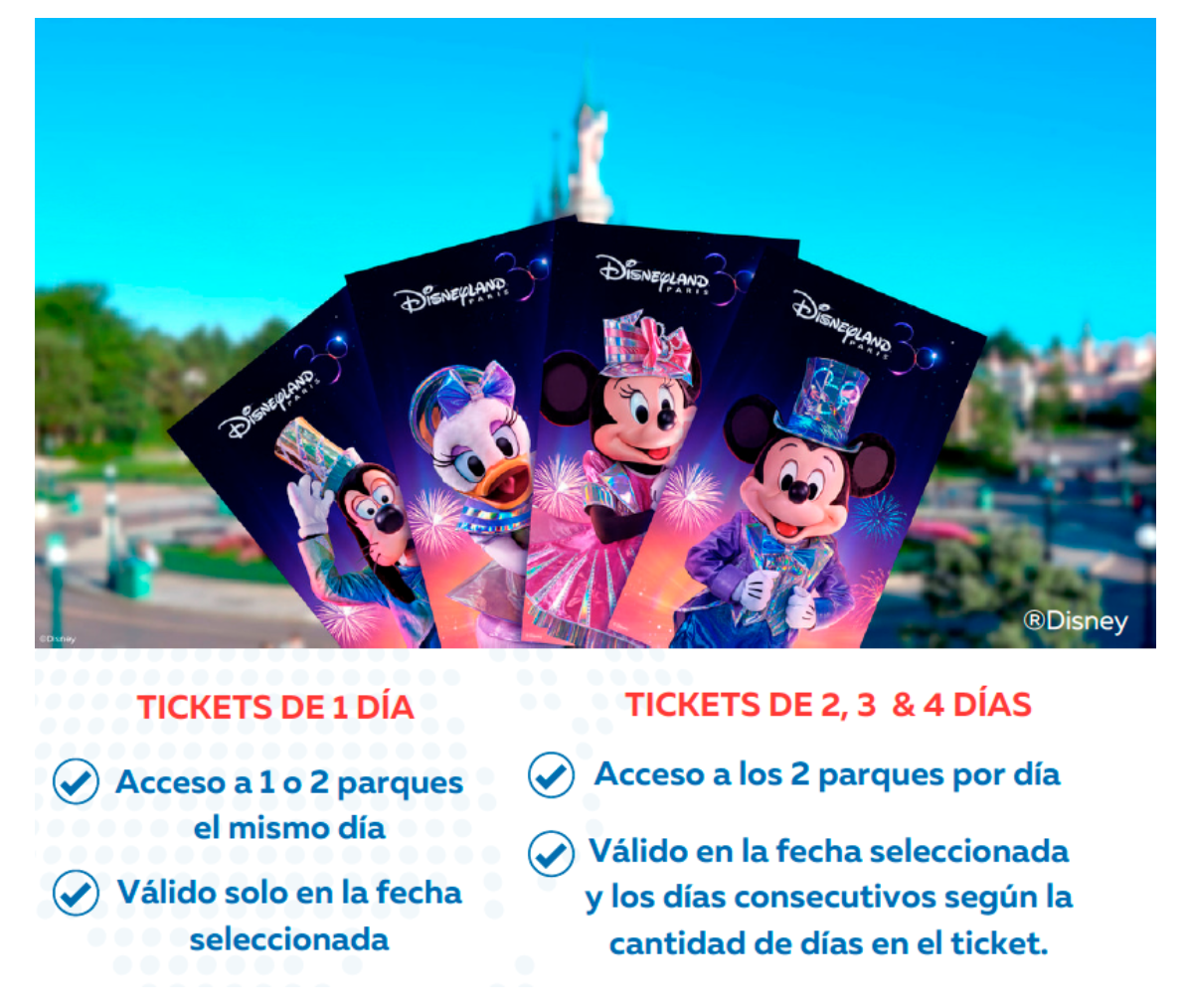 tickets disneyland paris