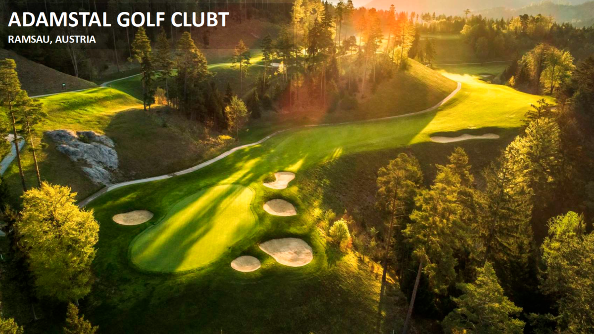 adamstal golf Club en Ramsau, Austria.