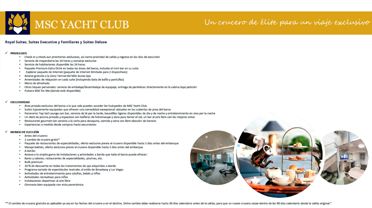 Experiencia Yacht Club
