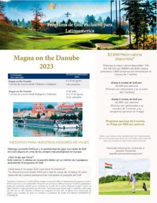 AmaWaterways Magna en el Danubio programa Golf