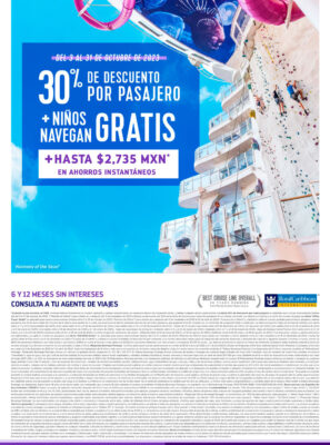 Royal Caribbean promoción del mes de Octubre