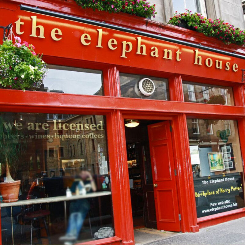 the elephant house, donde la escritora J.K Rowling escribió los primeros capitulos