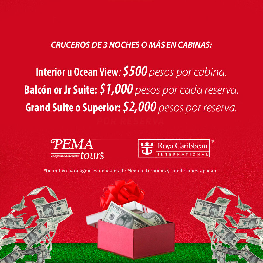 incentivo promocion Royal Cash de Royal Caribbean