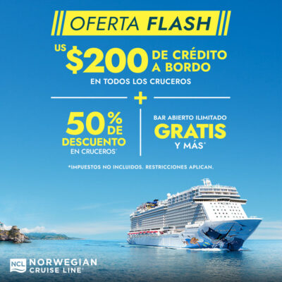 Oferta Flash de Norwegian Cruises