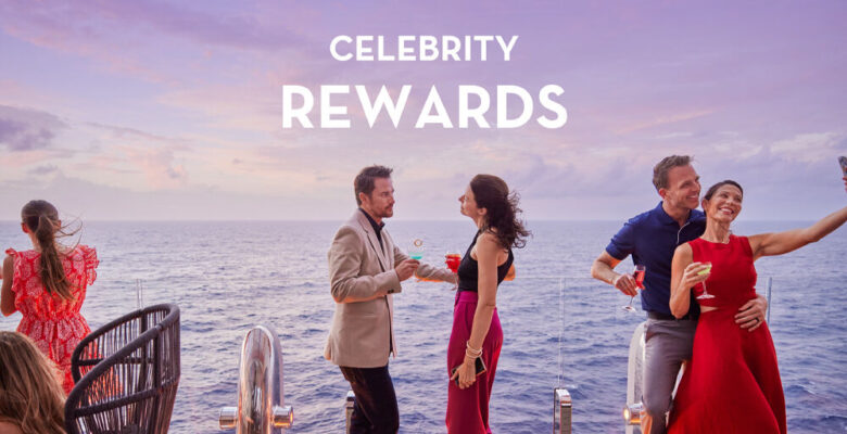 Parejas disfrutando de la naviera Celebrity Cruises