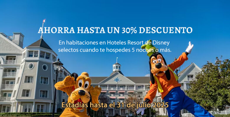 Goofy y Pluto en hotel Disney Resort