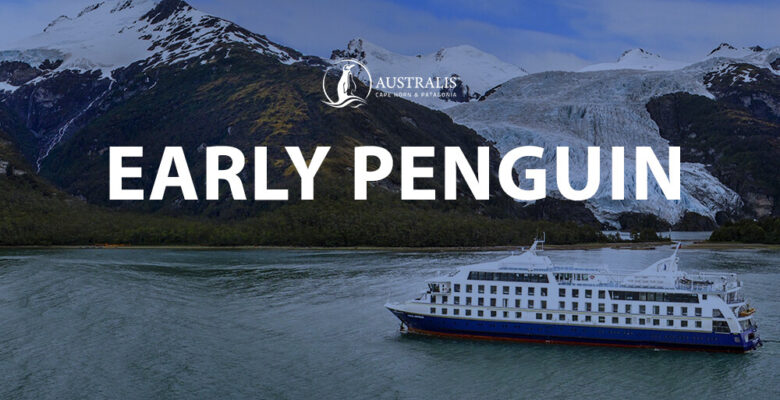 Barco de Australis en la patagonia