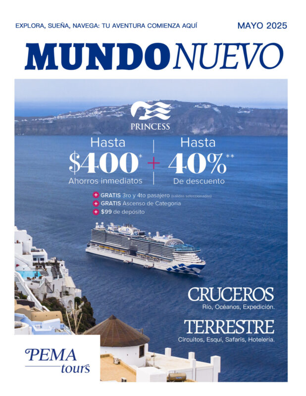 Barco Princess Cruises en Santorini