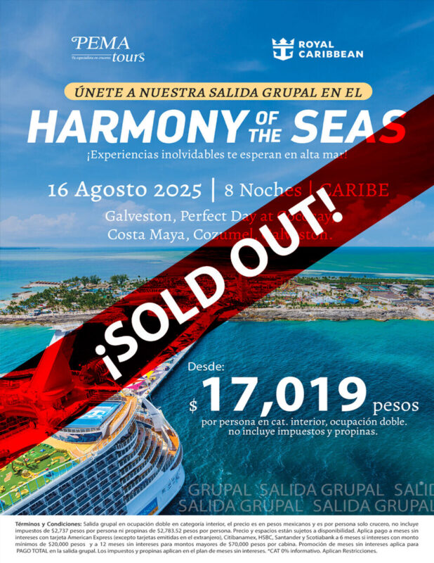 imagen del Harmony of the seas en perfect day at cococay